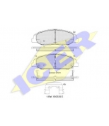 ICER - 182141 - Колодки тормозные дисковые, комплект