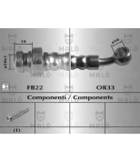 MALO - 80902 - Шланг тормозной