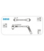 JANMOR - SBS8 - JM-SBS8_к-кт проводов! Saab 900/9000 2.0 93>