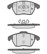 RAICAM - 8171 - Комплект тормозных колодок, диско