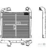 HELLA - 8ML376730571 - Радиатор интеркулер Скан