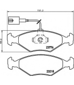 HELLA - 8DB355008811 - Brake Pad Set, disc brake