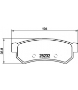 HELLA - 8DB355019591 - Комп. дисковых торм. колодок