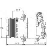 HELLA - 8FK351334041 - Компрессор кондиционера