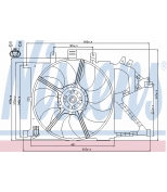 NISSENS - 85195 - Вентилятор радиатора