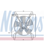 NISSENS - 85355 - Вентилятор  охлаждение двигателя