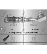 MALO - 8937 - Тормозной шланг