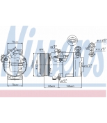 NISSENS - 89096 - Компрессор кондиционера