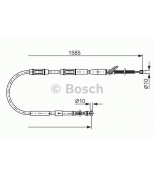 BOSCH - 1987477413 - Автозапчасть BOSCH № 1987477413 (BRAKE CABLE)