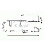 BOSCH - 1987477614 - Трос ручного тормоза