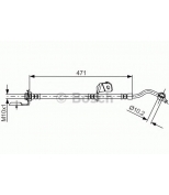 BOSCH - 1987481715 - 1 987 481 715_шланг тормозной! передний левый Hyundai ix35 07>