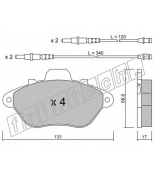 FRITECH - 1920 - Колодки тормозные дисковые передние Peugeot 605 90-91