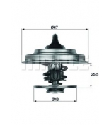 KNECHT/MAHLE - TX1871D - Термостат