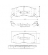 NIPPARTS - J3602074 - Колодки торм. TOYOTA LITEACE 1.8-2.2D 92- пер.