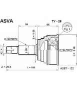 ASVA - TY28 - ШРУС НАРУЖНЫЙ 34x56x30 (TOYOTA : SCEPTER VCV10/VCV