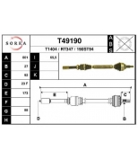 EAI - T49190 - Полуось R Ren Laguna II 1.8-2.0 МКПП ->04/05/04