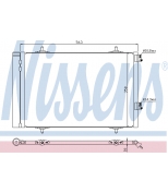NISSENS - 940189 - Конденсатор кондиционера внешний