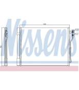 NISSENS - 940370 - Радиатор кондиционера внешний