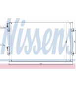 NISSENS - 94555 - Конденсатор кондиционера 94555