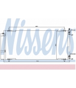 NISSENS - 94830 - Конденсер PSA C5, C6, 407, 607