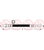 BREMBO - T59015 - Тормозной шланг OPEL ASTRA G седан (F69_)  1.8 16V
