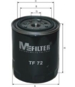 MFILTER TF72 TF 72 - Фильтр масла