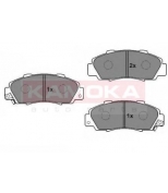 KAMOKA - JQ1011810 - "Тормозные колодки передние HONDA ACCORD IV/V/VI 9