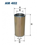 FILTRON - AM402 - Фильтр воздушный MB+ магирус IVE  Omn MAN F 90SETRA 215 HD [AM402]