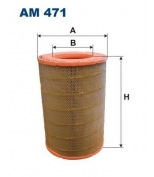 FILTRON - AM471 - Фильтр воздушный RVI Premium 96/Magnum AE430