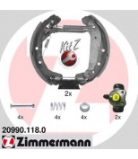 ZIMMERMANN - 209901180 - Комплект тормозных колодок
