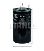 KNECHT/MAHLE - KC4 - Фильтр топливный IVECO: M 82-92  P/PA 82-92  P/PA-