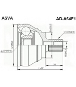 ASVA - ADA64F1 - ШРУС НАРУЖНЫЙ 27x59,5x38 (A6 4F 2004-) ASVA