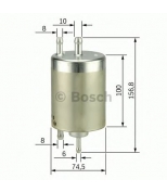 BOSCH - 0450905968 - Фильтр топливный MERCEDES-BENZ S-CLASS 02-06  SL 0