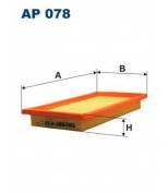 FILTRON - AP078 - Фильтр воздушный AP078