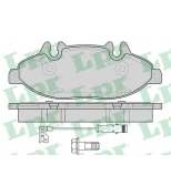 LPR 05P1228 Комплект тормозных колодок, дисковый тормозной механизм
