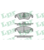 LPR - 05P1420 - Колодки тормозные перед. VAG A4/A5/Q5 2,7-3,2L 07->