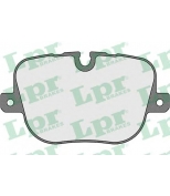 LPR - 05P1652 - Колодки тормозные LAND ROVER RANGE ROVER III/SPORT 5.0 09- задние