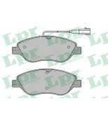 LPR - 05P1658 - Комплект тормозных колодок дисковый тормоз