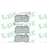 LPR - 05P1671 - Колодки тормозные дисковые