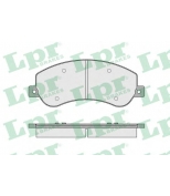LPR - 05P1679 - Колодки тормозные дисковые передние