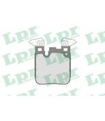 LPR - 05P1803 - Колодки тормозные (со спорт.пакетом) задние