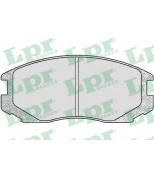 LPR - 05P502 - Тормозные колодки  диск. передние  MITSUBISHI COLT III/IV/V(CJ_A) 04/88-05/04 /Lancer