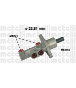 METELLI - 050475 - Главный тормозной цилиндр (23,81 mm)