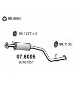 ASSO - 076005 - Резонатор глушителя средний DAEWOO ...