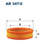 FILTRON - AR3472 - Фильтр воздушный AR347/2