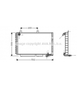 AVA - AI5120 - Радиатор кондиционера