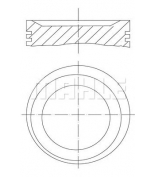 KNECHT/MAHLE - 0831002 - Поршнекомплект BMW M43 B19 d85.0+0.50 Mahle