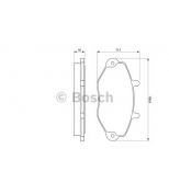 BOSCH - 0986424492 - "Колодки торм.пер.15"" TRANSIT(GDB1080)"