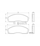 BOSCH - 0986424714 - Тормозные колодки 0986424714