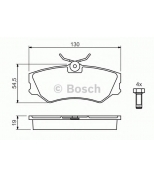 BOSCH - 0986460941 - Тормозные колодки 0986460941